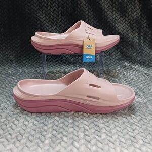 HOKA Unisex Ora Recovery  Slides 3 Pale Mauve Wistful Mauve Size 11M 13W